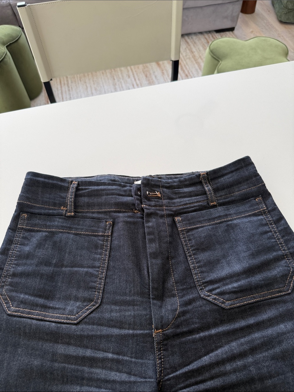 Anthropologie Maeve Dark Blue Denim Jeans